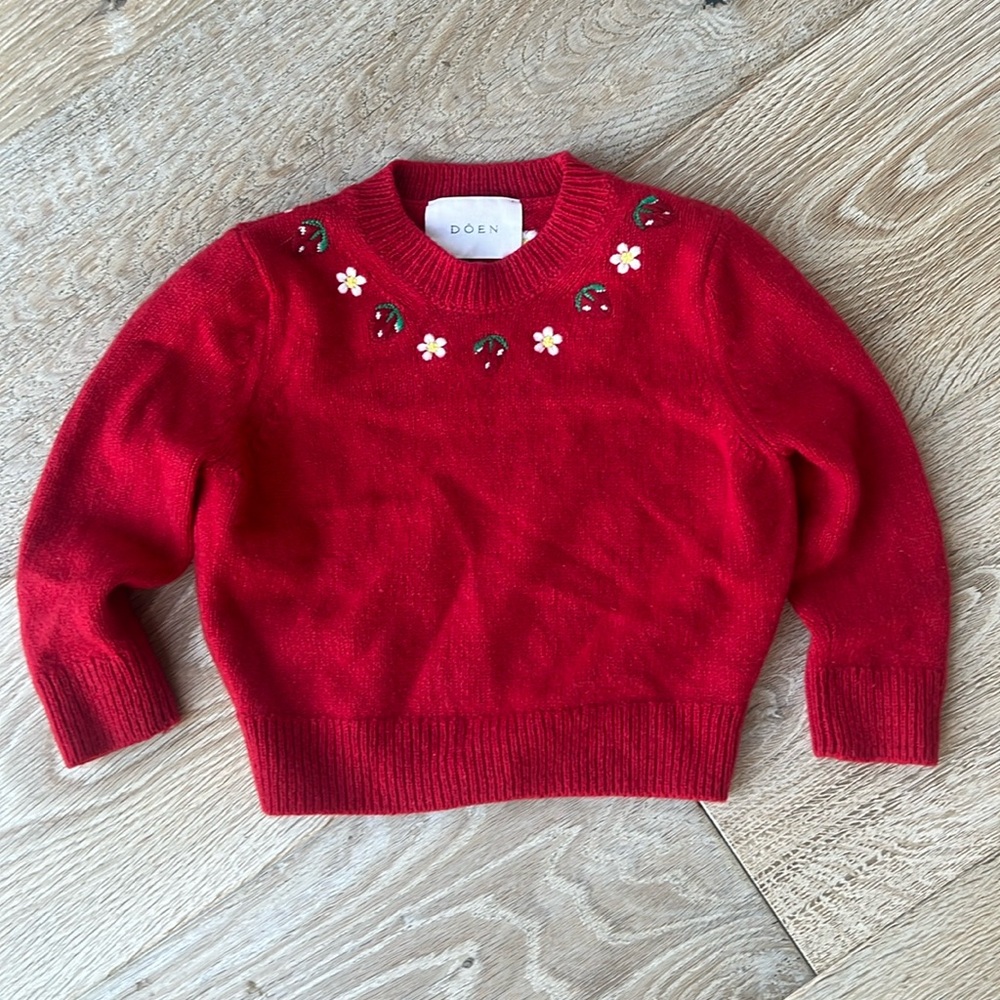 Doen kid’s red sweater - size 2